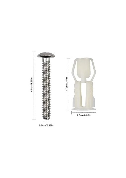 2 Adet Genleşme Vidası, Wc Oturağı, Sabitleme Vidaları, Dübel Seti, Tuvalet Oturağı, Tuvalet Kapağı, Yedek Parça, Wc Sabitleme Seti, Tuvalet Kapağı Sabitleme fiyatları