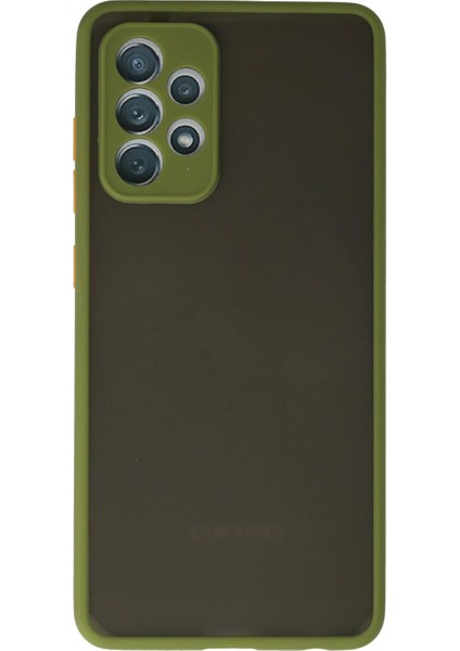 Samsung Galaxy A72 Kılıf Montreal Silikon Kapak - Yeşil fırsatları