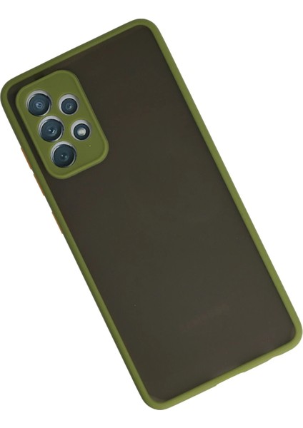 Samsung Galaxy A72 Kılıf Montreal Silikon Kapak - Yeşil