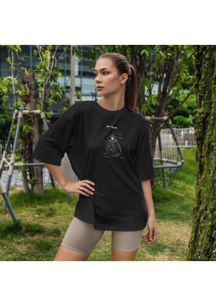 Bb-8 Oversize Tişört - Siyah fiyatları