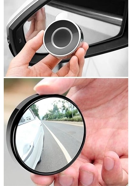 Otomobil Geniş Açılı Araç Kör Nokta Dikiz Aynası Dikiz Aynası 1 Çift fırsatları
