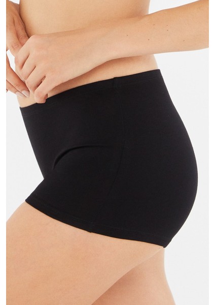 Kadın Pamuklu Yüksek Bel Boxer 5112KC indirimleri