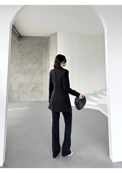 Kadın Tasarım Ceket Yüksek Bel Premıum Takım Elbise fırsatları