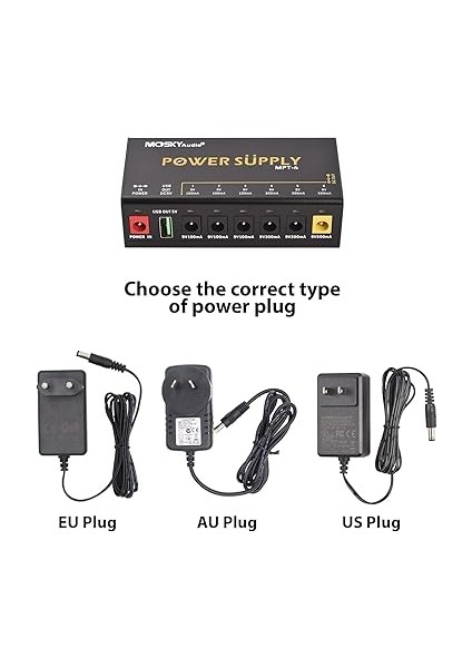 Bağımsız Kısa Devre Korumalı 6 Kanallı Gitar Pedalı Güç Kaynağı LED Güç Göstergesi Pedal D Gitar Efekt Pedalı Diğer Taşınabil Cihazlar Için Güç Kaynağı modelleri