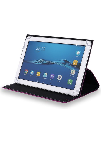 Lenovo A7-50 A3500 7" Tablet Uyumlu Standlı Üniversal Kapaklı Mor Tablet Kılıfı fırsatları