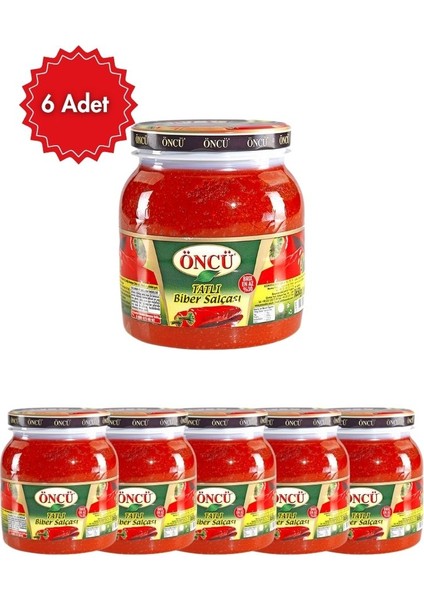 Tatlı Biber Salçası 1,65 Kg x 6 Adet | Yemek ve Soslar İçin Geleneksel Lezzet