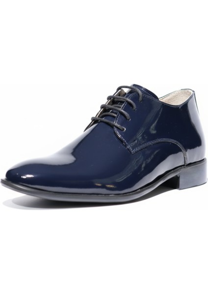 Alfa %100 Deri Damatlık Erkek Ayakkabı 7 cm Gizli Topuklu Boy Uzatan (Rugan/mat) modelleri