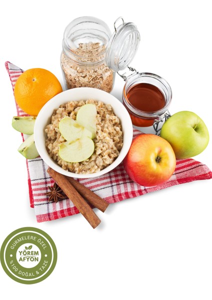 Yörem Afyon Meşhur Sivas Yöresinden Diyet Dostu Tam Tahıllı Şekersiz Yulaf Ezmesi Lapası (Avena Sativa) | 500GR. fırsatları