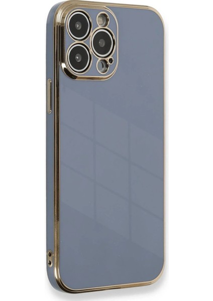 Apple iPhone 15 Pro Kılıf Volet Silikon - Mavi