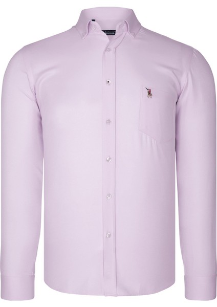G985 Dewberry Erkek Gömlek-Pembe