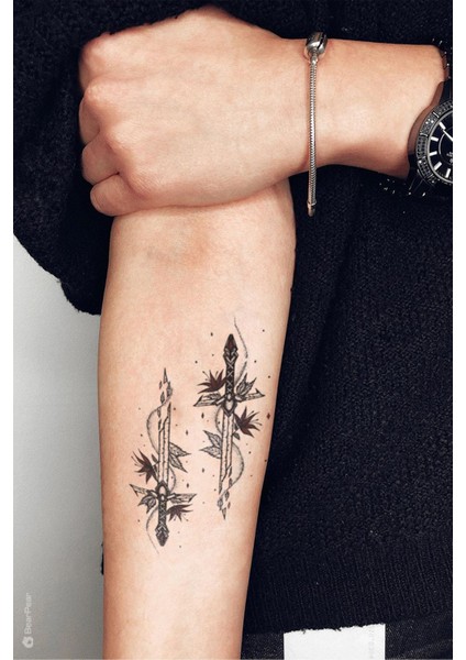 Mini Boy Geçici Dövme Kılıç Dövmesi Tattoo fiyatları