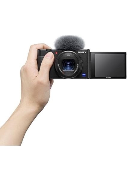 Zv-1 Vlog Kamerası, 3" Inç Dokunmatik Lcd, 2.7 x Zoom, 20.1 Mp, 24-70 mm Lens, 3 Mikrofon, Hdmı, Siyah indirimleri