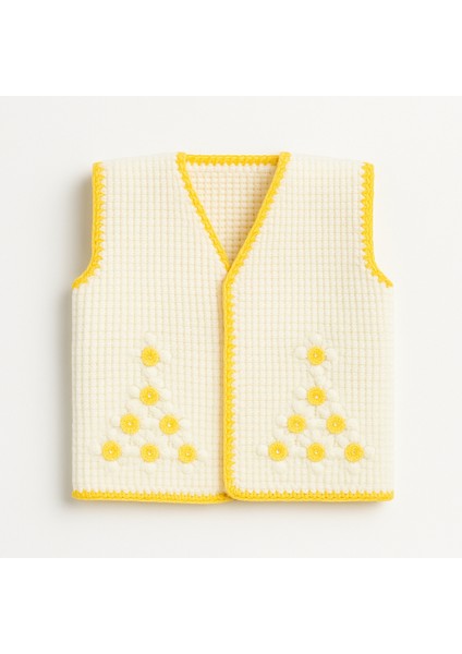 El Örgüsü 5’li Bebek Seti – Hırka, Yelek, Patik, Atkı ve Battaniye | fiyatları