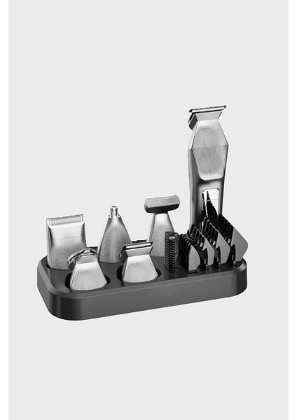 TR-1100 Profesyonel 6'lı Erkek Bakım Seti Saç Sakal Ense Vücut Kaş Burun Tıraş Makinesi