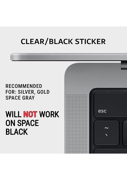 (2 Adet) Mac Os Kısayollar Etiketi | Macos Için Klavye Çıkartmaları | Dizüstü Bilgisayar Için Kalıntı Olmayan Lamine Vinil MacBook Hile Tablosu | MacBook Kısayolları 2025 (Şeffaf/siyah/2 modelleri
