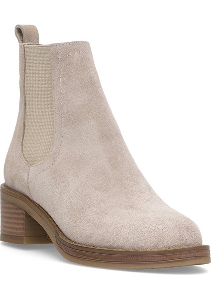 Elit Evelindra Kadın Hakiki Süet Deri Chelsea Bot Bej fiyatları