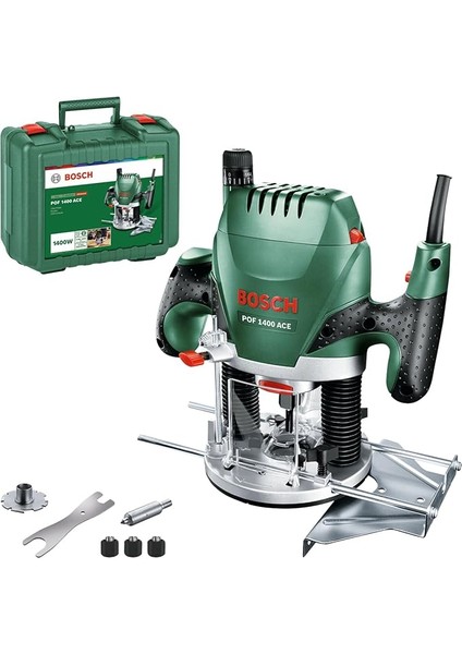 POF1400 Ace Freze Makinesi, 1400W, Çanta Içinde, Yeşil