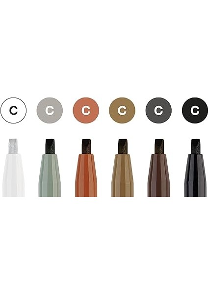 Pitt Çizim Kalemi Kaligrafi Seti 6’lı indirimleri