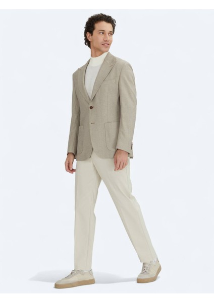 Kahverengi Kareli Modern Fit Ceket modelleri