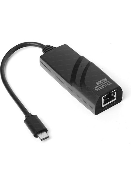 Usb3,1 Type-C - 10/100/1000 Gigabit Lan Ethernet Ağ Dönüştürücü (DK-AC-U31XGLAN)
