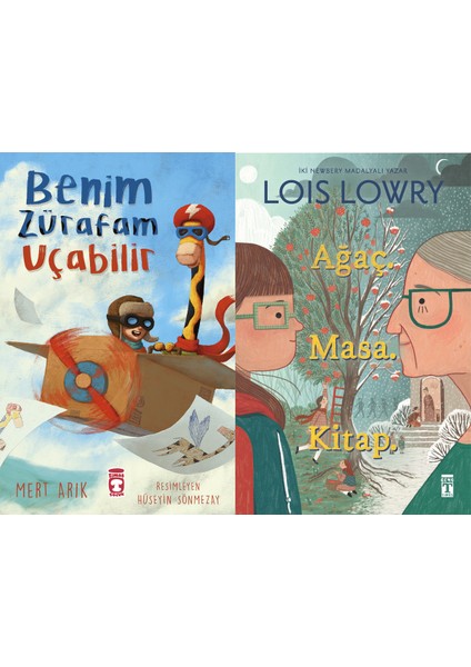Benim Zürafam Uçabilir (Mert Arık) ve Ağaç Masa Kitap (Lois Lowry)