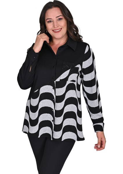 2466 Flaş Jakarlı Gömlek