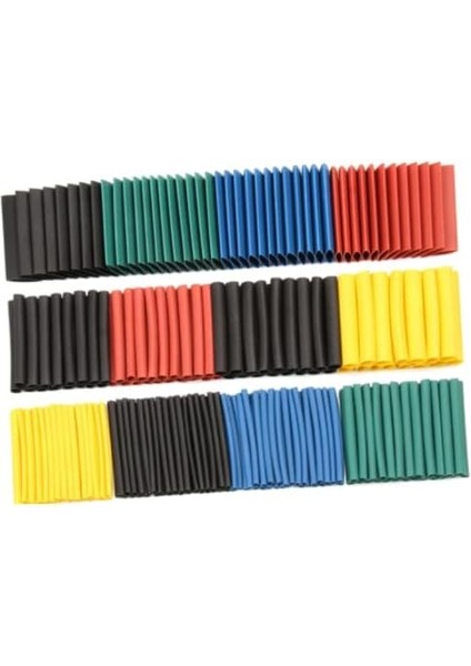 140-164-530-750 Parça Heat Shrink Makaron Isıyla Daralan Kablo Tamir Seti (530 Parça)