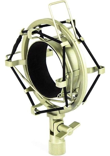 90 Yüksek Yalıtımlı Mikrofon Shockmount Gümüş modelleri