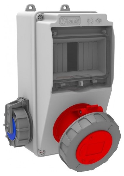 BD1-6130-2020 Ön 1 Ad. 5/32A. - 2 Ad. Yan 220V. (V5 Kombinasyon)