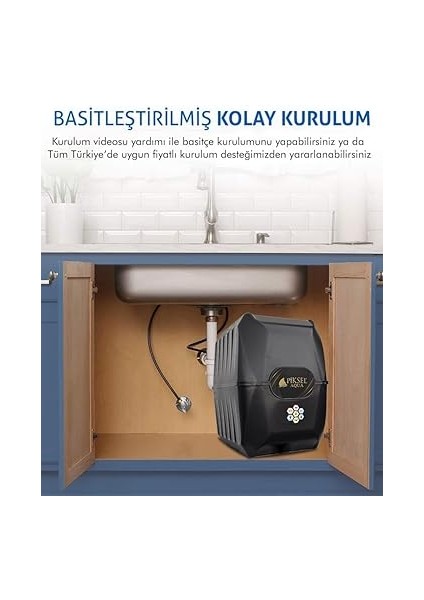 Aqua 12 Aşamalı Alkali Detoks Mineralli Çelik Tanklı Su Arıtma Cihazı fiyatları