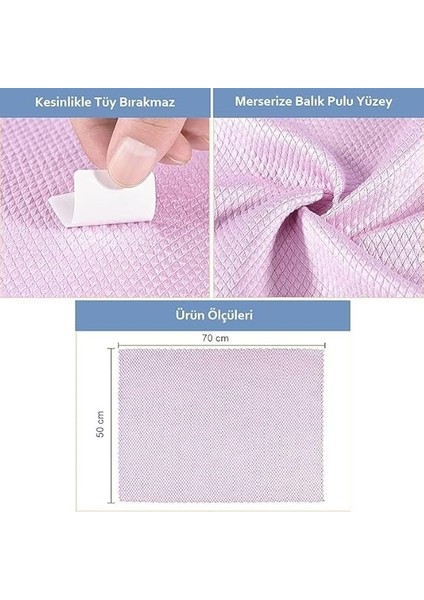 Temizlik Bezi Oto Araba Cam ve Nano Teknoloji Microfiber Bez Araç Temizleme (Mavi) fırsatları