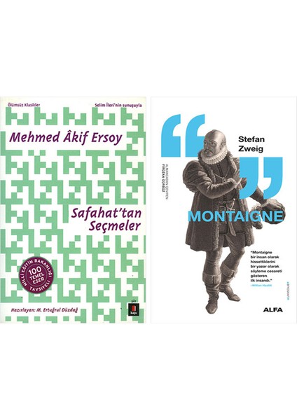 Safahat’tan Seçmeler + Montaigne