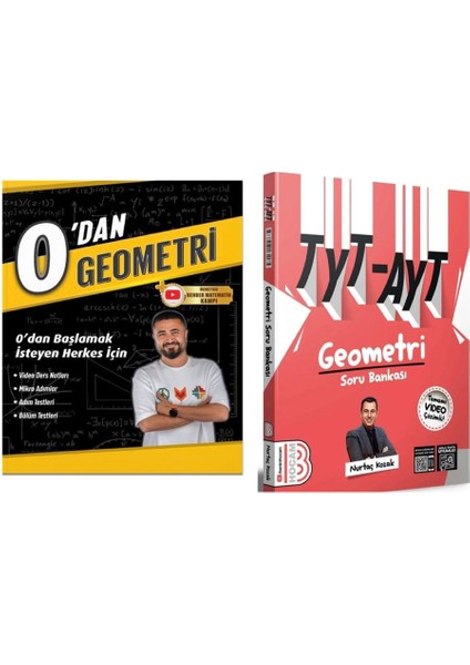 0'Dan Geometri - Benim Hocam Yayınları 2025 TYT AYT Geometri Tamamı Çözümlü Soru Bankası
