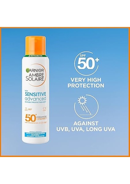 Ambre Solaire Sensitive Advanced Hipoalerjenik SPF50 Güneş Koruyucu Mist 150ML modelleri