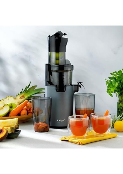 Slow Star Sebze ve Meyve Sıkacağı-Antrasit