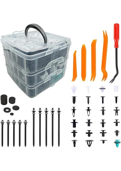 Parça Sökme Perçinleme Onarım Bağlantı Modifiye Aksesuarları Seti Kutulu