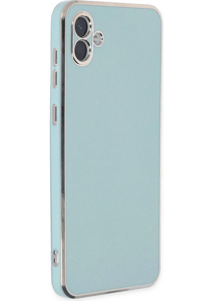 Samsung Galaxy A04 Kılıf Volet Silikon - Açık YEŞIL-(5796) - N179J680-M89179