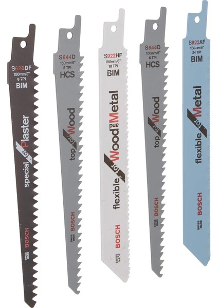 And Akülü Panter Testere Keo Için 5 Parça Panter Testere Bıçağı Seti, Yeşil