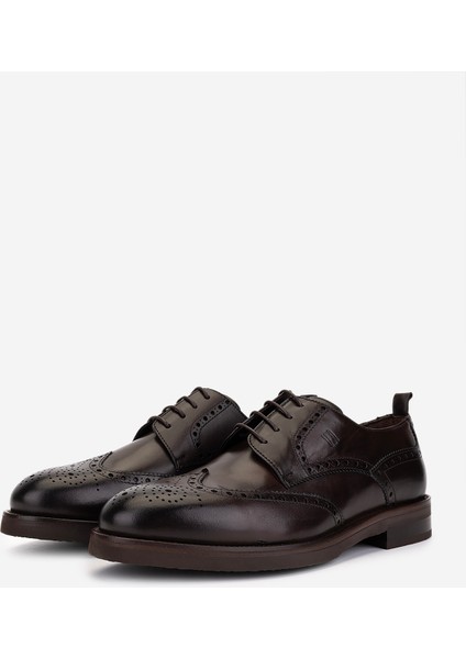 Erkek Hakiki Deri Kahverengi Klasik Ayakkabı 1157 40-119 Erk Ayk SK25-26 Kahve indirimleri