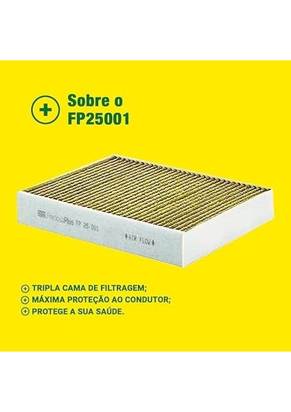 Freciousplus - Anti-Alerjen Kabin Filtresi Fp 25 001 (Bmw) modelleri
