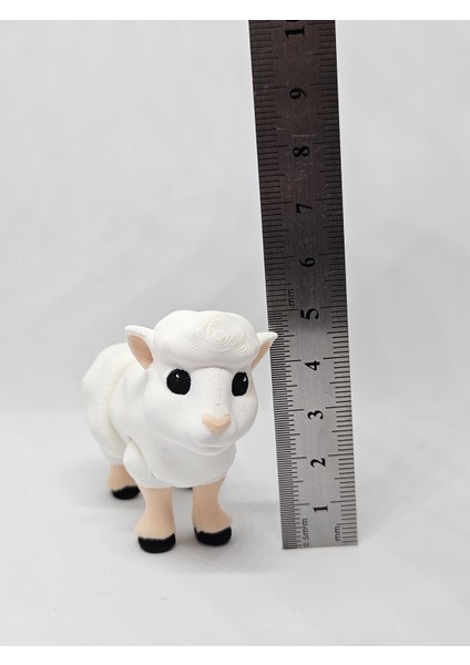 Aysbistudio Minik Sevimli Hayvan Koyun ve Inek 2'li Oyuncak – Flexi Oyuncak +4 Yaş modelleri