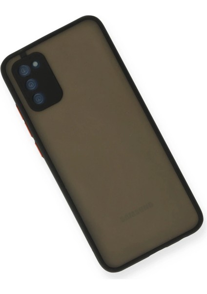 Samsung Galaxy A03S Kılıf Montreal Silikon Kapak - Siyah