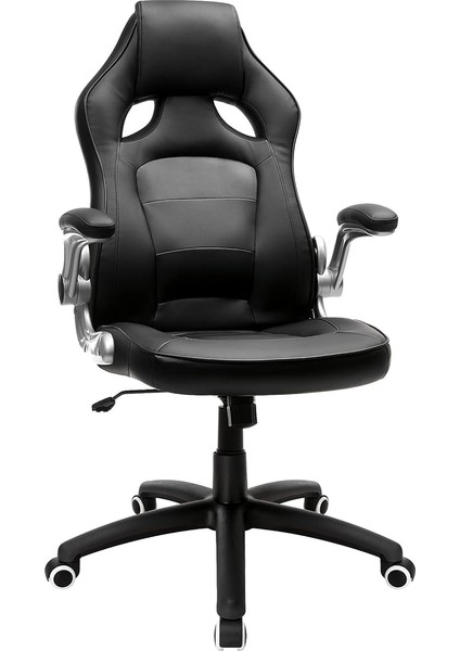 Oyuncu Koltuğu, Ofis Koltuğu, Döner Sandalye, Siyah, OBG62B, 70 x 65 x 115 cm