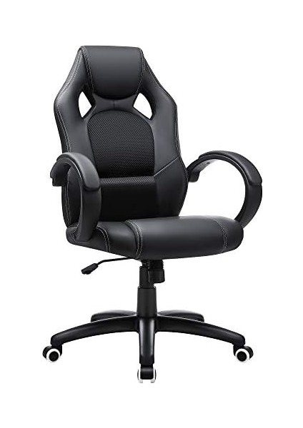 Yarış Koltuğu, Ofis Koltuğu, Oyun Koltuğu, Yönetici Koltuğu, Döner,, Siyah, OBG56B fiyatları