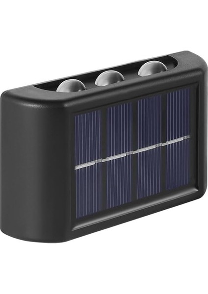 Güneş Enerjili, Suya Dayanıklı ve Duvara Monteli 6 Led’li Aplik - Bahçe, Teras, Havuz Kenarı, Çimenlik ve Yol Kenarları Için Ideal (Standart, Adet, 4) fırsatları