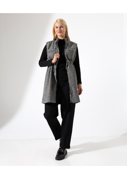 Kadın Fermuar Kapama Mütevazı Büyük Beden Yelek fiyatları