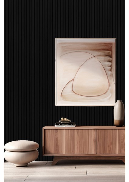 Mdf Ahşap Akustik Duvar Paneli 60X275 cm - Siyah fırsatları