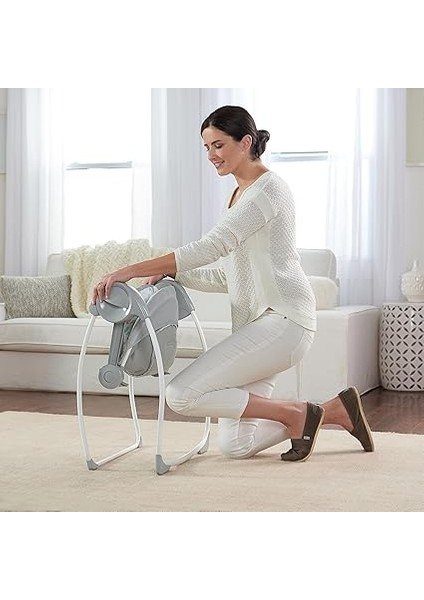 Comfort 2 Go Kompakt Taşınabilir 6 Vitesli Müzikli Bebek Salıncağı, Kolay Seyahat Için Katlanır - Hayali Orman, 0-9 Ay fırsatları