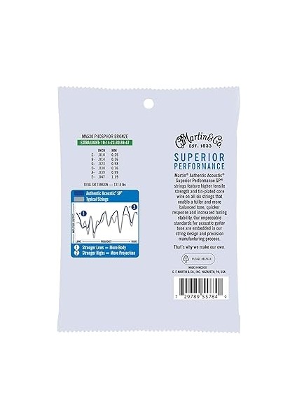 MA530 Otantik Akustik - Sp - Fosfor Bronz Ekstra Hafif (10-47) fiyatları