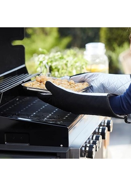 Uzun Siyah Eldiven Pamuk ve Aluminyum 40 cm modelleri